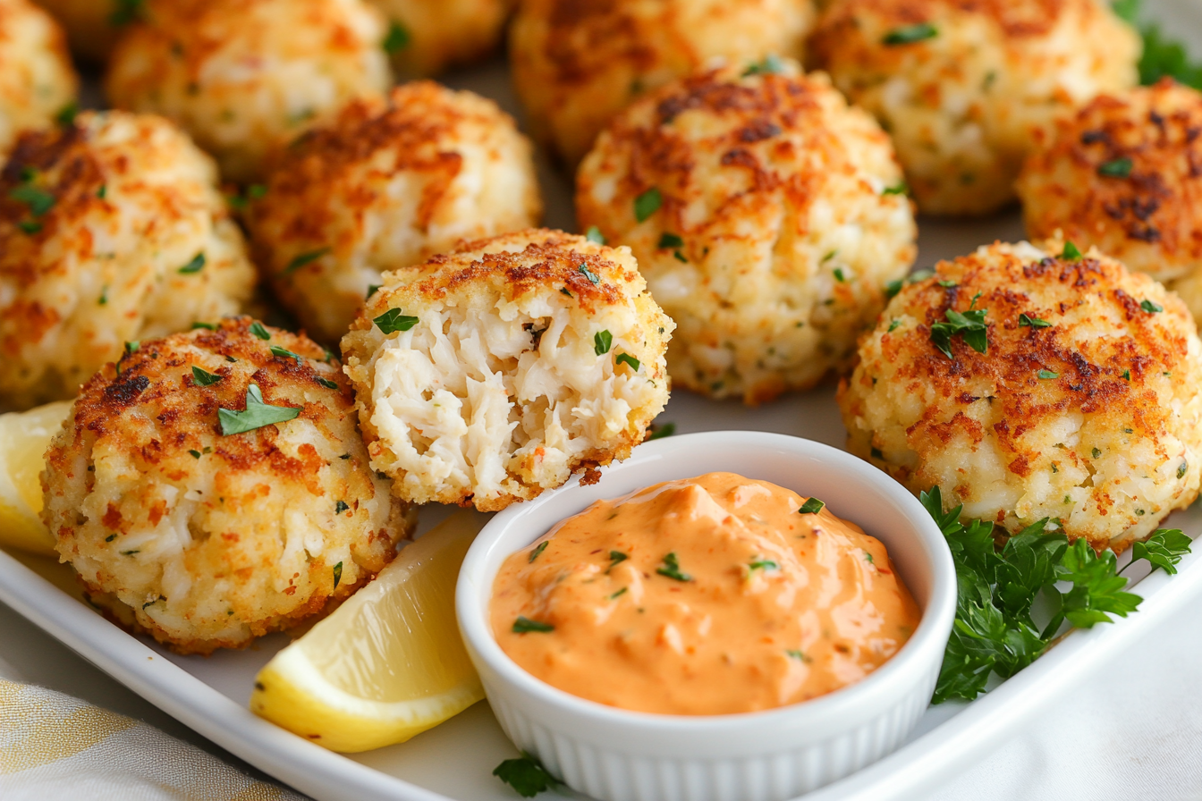 Crab Cake Bites with Spicy Remoulade