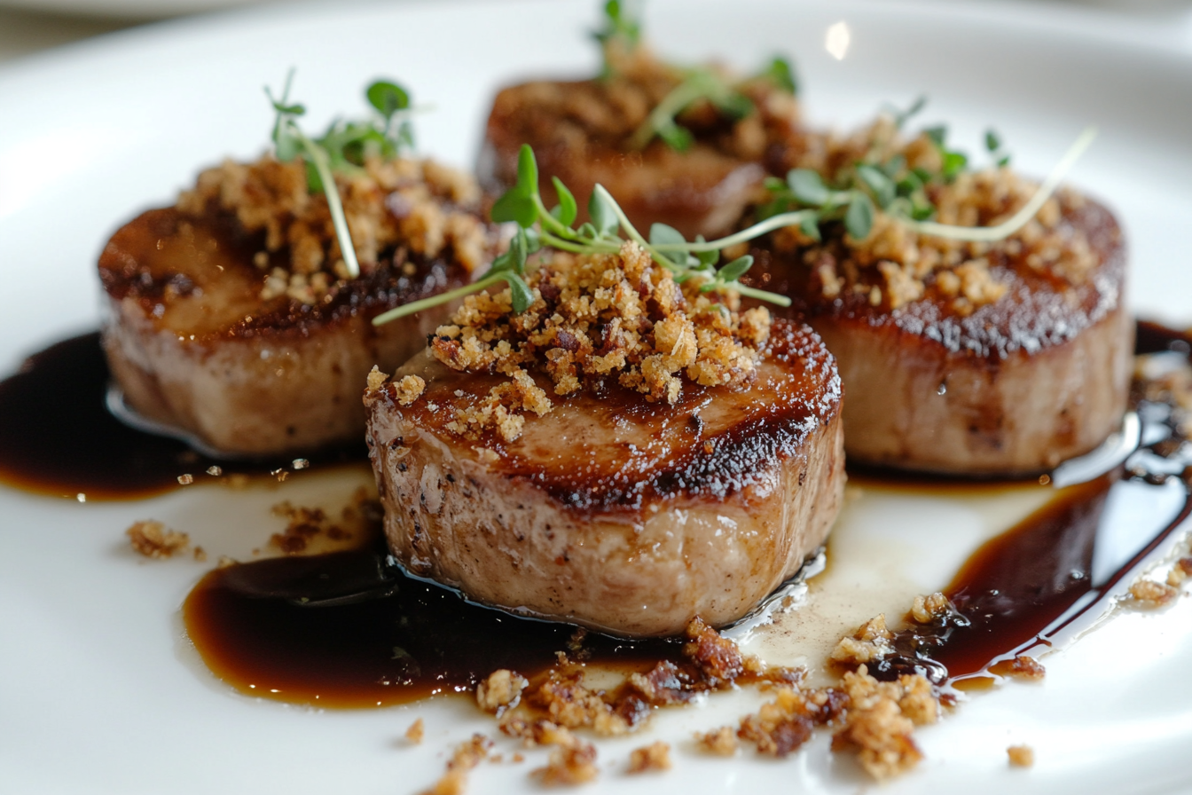 Smoked Foie Gras with Hazelnut Crumble