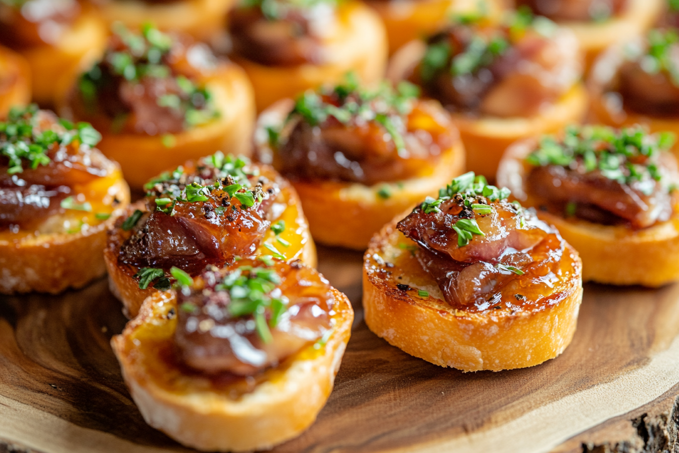 Crispy Duck Confit Canapés